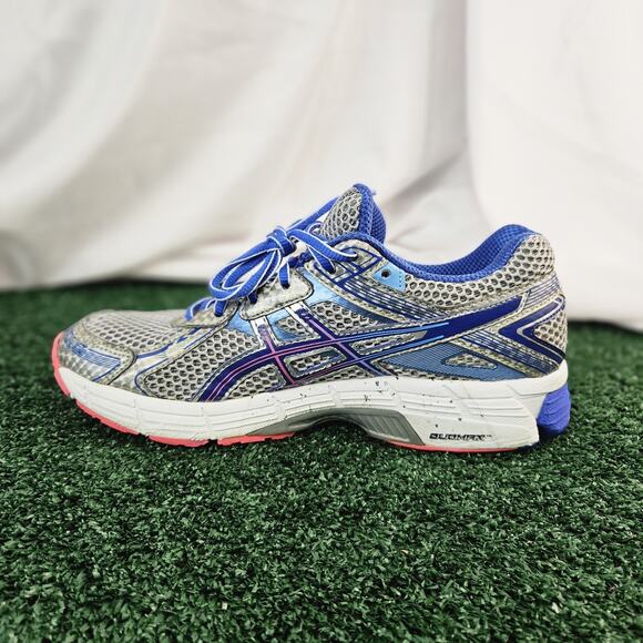 Asics GT 1000 Running Training Shoes Womens Gray Blue Pink Size 7.5 T3R5N - Picture 3 of 10